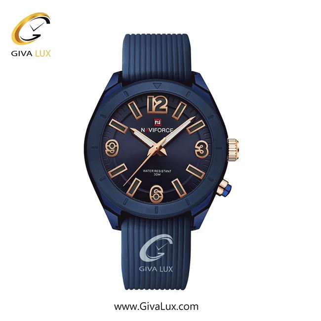 ساعت مچی اورجینال اسپرت-زنانه ناوی فورس|Naviforce|نوی فورس|نیوی فورس سرمه ای | سرمه ای| سرمه ای| کد رفرنس NF7103